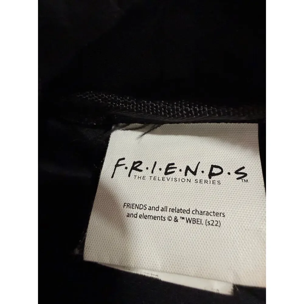 Friends Central Perk TV Series Faux Leather Backpack Black Fast Forward 15in Bag
